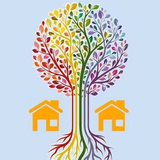 NFA rainbow tree logo