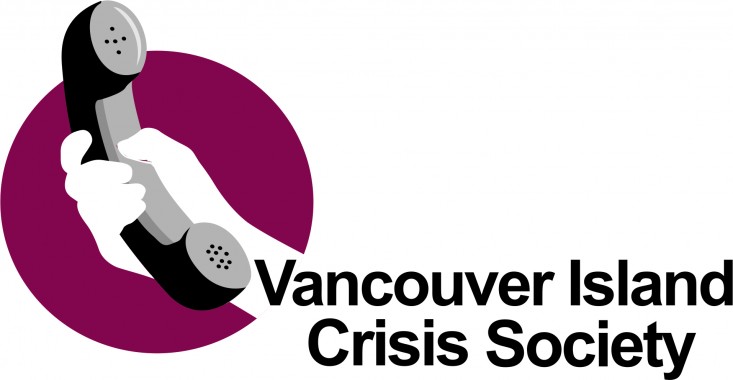 Vancouver Island crisis society telephone logo